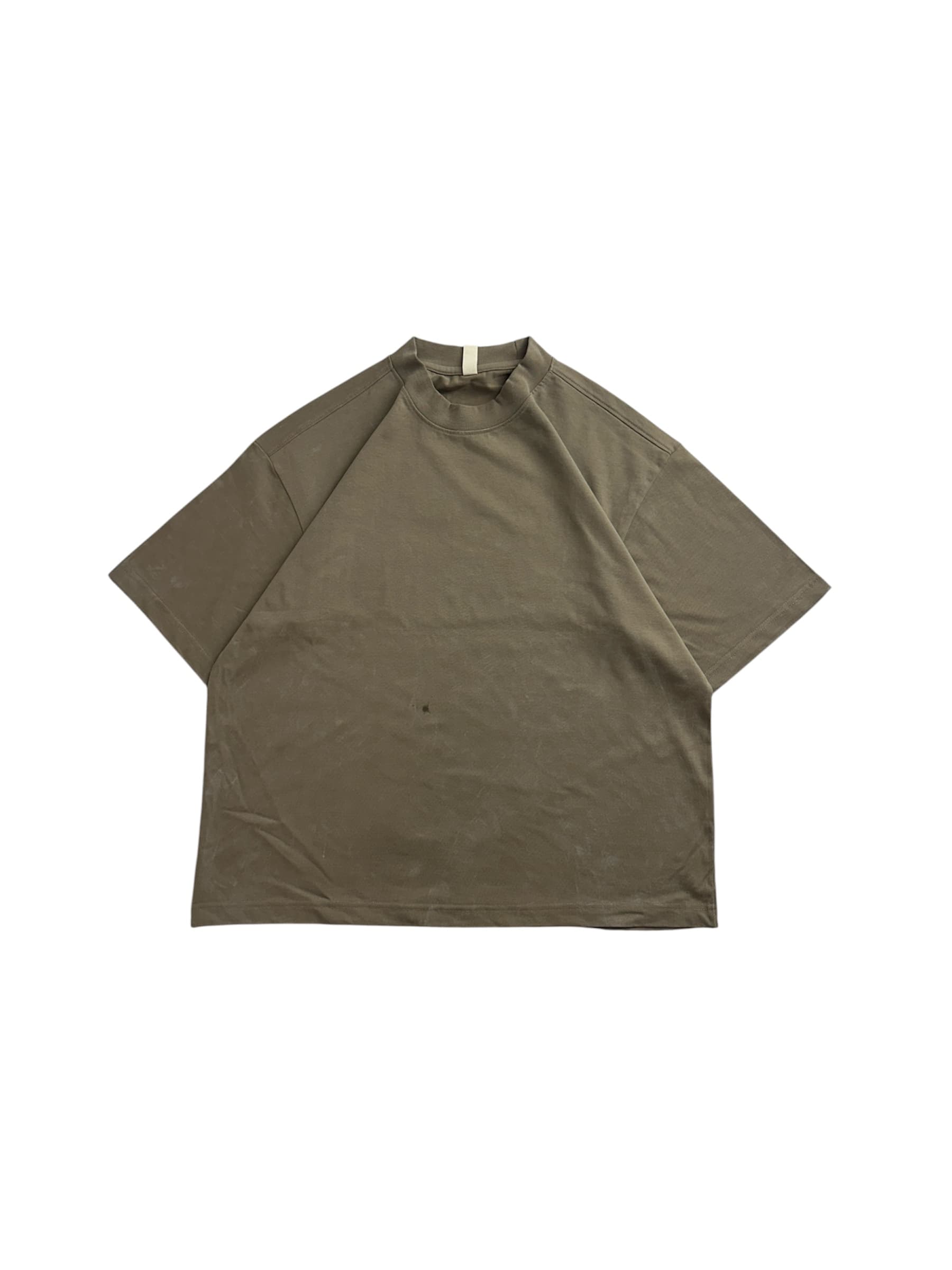 BASIC WASH HIGH NECK khaki