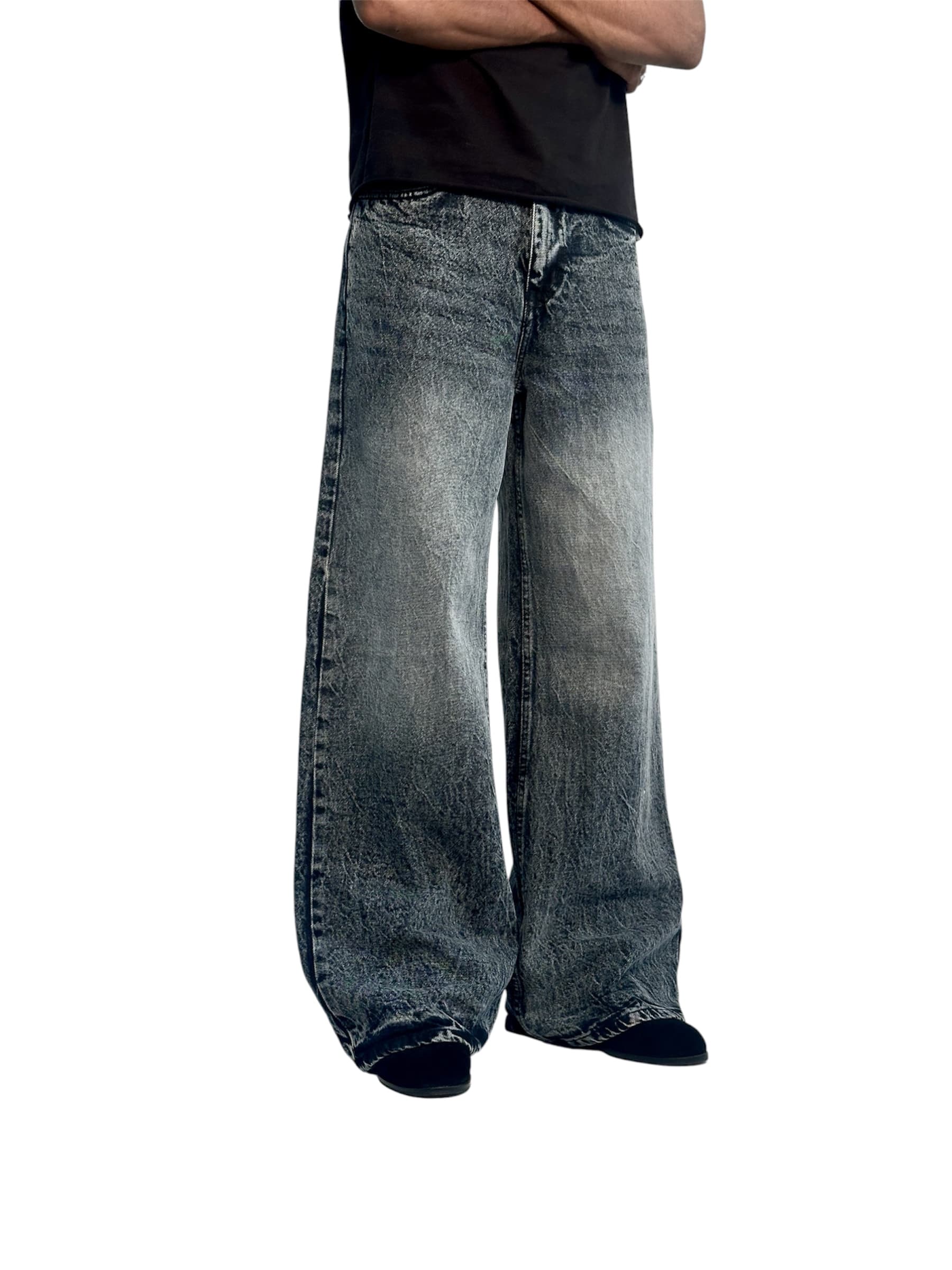 CHARCOAL SHADE WIDE LEG