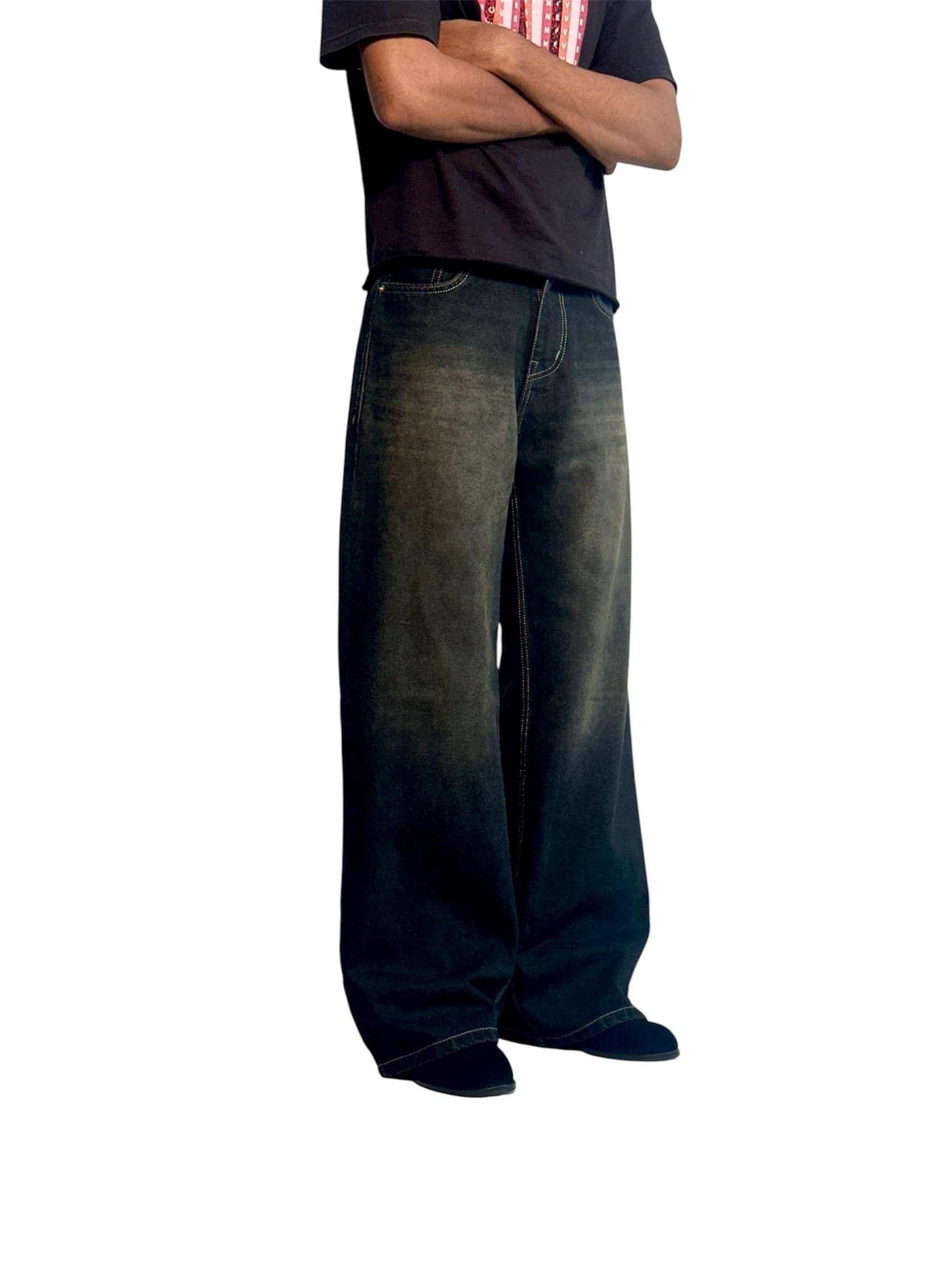 BLACK SHADED BAGGY